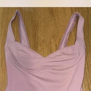 Free people Light Lavender Bodysuit